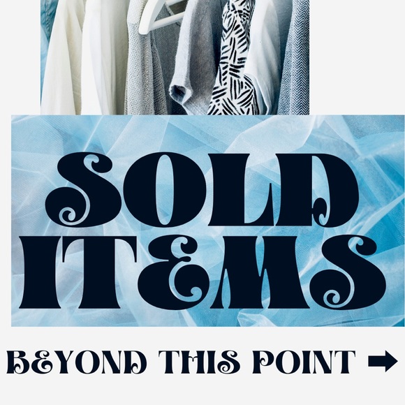 Other - Items after this are SOLD